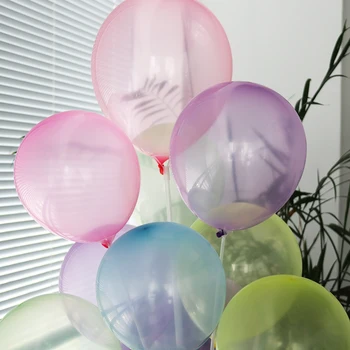 12inch kristalų burbulas balionai spalvinga skaidraus latekso balionas Undinė gimtadienio dekoravimas vestuvių vasaros helio pasaulio