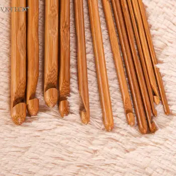 12pcs Bambuko puošybinės Adatos Nėrimo Rankų darbo Siuvimo Adatos Mezgimo, Pynimo Amatų Namų 