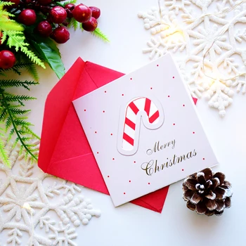 12pcs Mielas Mini atvirukai Kūrybos linksmų kalėdų eglutė atvirukas su naujais metais 2021 Dovanų kortelės Kalėdos šalies kvietimu Natal