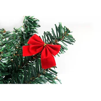 12Pcs peteliškę Kalėdų Medžio Apdaila Mini Kalėdų Lankai Noel Navidad Kalėdų Dovana Naujųjų Metų 2021 Kalėdų Dekoracijos namams