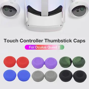 12PCS Silikono Nykščio Stick Kepurės VR Quest 2 Touch 