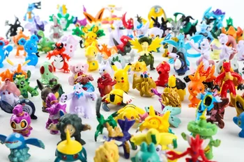 144Pcs Tomy Įvairių Stilių Pokemon Duomenys Modelio Surinkimo 2-3cm Pokemon Pikachu Anime Pav Žaislai, Lėlės Vaiko Gimtadienio Dovana