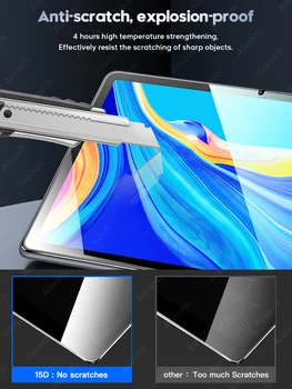 15D Apsauginis Stiklas Huawei MediaPad M5 Lite M3 10 8.0 T5 Ekrano apsaugos Huawei MediaPad M6 M5 10.8 8.4 Grūdintas Stiklas