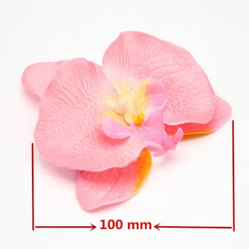 15VNT/Daug Dirbtinio Šilko Gėlių Drugelis orchidėjų, Rožių Vainikas Calla modeliavimas gėlių Drabužių Vestuvių kepurėms dekoruoti gėlių