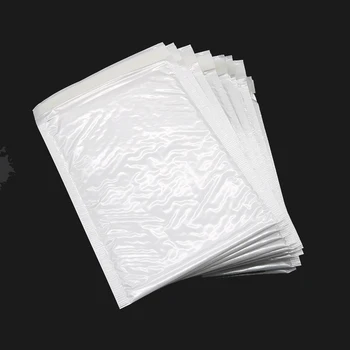 (18*23cm +3,5 cm) Baltos spalvos Plono Pearl Kino Paketas, atsparus Vandeniui atsparus smūgiams Burbulas Maišelį, Verslo, Biuro Reikmenys 10vnt