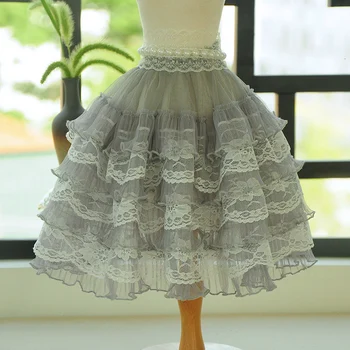 18CM Pločio Kelių Sluoksnių Šifono 3D Plisuotos Išsiuvinėta Elastinga Nėrinių Pynimas Apdaila Purus Vestuvių Suknelė Pakraštyje Juostelės Siuvimo Tiekimo