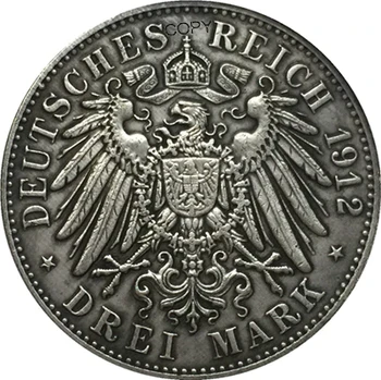 1912 m. vokiečių kopijuoti monetas