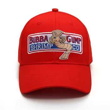 1994 Bubba Gump Krevetės CO. Beisbolo Kepurę Forrest Gump Cosplay Kostiumų Išsiuvinėti Snapback Cap Vyrai Moterys Vasarą Bžūp
