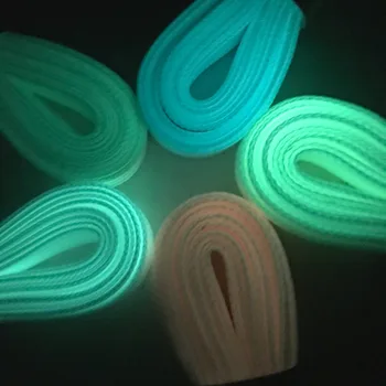 1pair 80-100cm sporto šviesos batraištis švyti tamsoje spalvų fluorescencinės batraištis Atletikos Sporto batų nėrinių atspindintis batų raišteliai