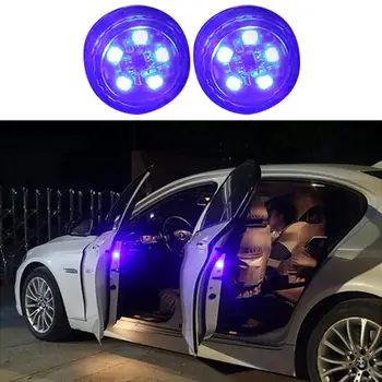 1pair Magnetinio 3LED 5LED Automobilio Duris LED Atidarymo Įspėjamasis Žibintas Saugiai Flash Šviesos Vandeniui Belaidžio Stabdžių Collid Signalas Šviesa