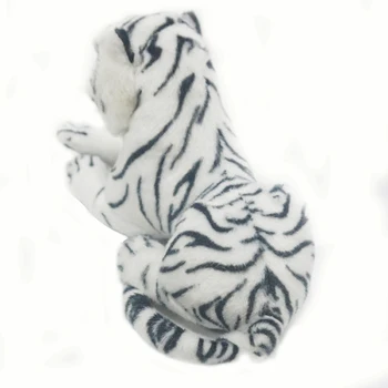 1PC 26cm Mielas Pliušinis Baltas Sniegas Tigras Įdaryti Žaislai Lėlės Gyvūnų Pagalvės Childs Kūdikių Dovanos Vaikams