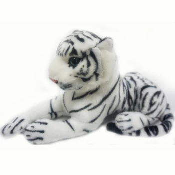 1PC 26cm Mielas Pliušinis Baltas Sniegas Tigras Įdaryti Žaislai Lėlės Gyvūnų Pagalvės Childs Kūdikių Dovanos Vaikams