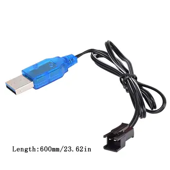 1Pc), 3,7 V 400mA NiMh/NiCd Baterija USB Įkroviklis Paketai SM 2P į Priekį Prijunkite Elektros Žaislas USB Įkrovimo Kabelis