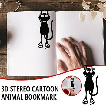1PC 3D Stereo Kawaii Gražių Animacinių filmų Gyvūnų Žymą Trenktas Žymes Knygos Studentų Vaikams Dovanas Mokyklos Raštinės Prekes