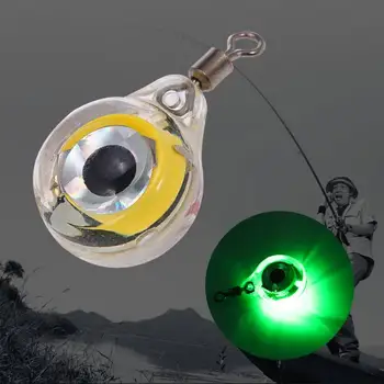 1pc/3pcs Mini Žvejybos Masalas Šviesos diodų (LED) Giliai Lašas po vandeniu Akių Forma Žvejybos Kalmarų Žvejybos Masalas Šviesos Masalą privilioti Žuvis