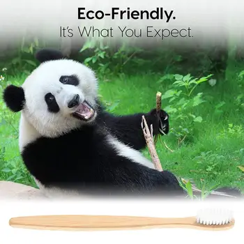 1PC 4 Spalvos Bambuko dantų šepetėlį Aplinkos Apsaugos Minkštas Natūralus dantų Šepetėlis Gilus Valymas Maisto Likučių Burnos Priežiūros Priemonė