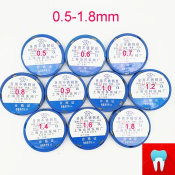 1pc Dantų Ortodontinis Viela iš Nerūdijančiojo Plieno 0,5 mm 1,8 mm Mayitr Už Dantų Ortodontinis Chirurginiai Instrumentai, Stomatologija, Laboratoriniai Įrankiai
