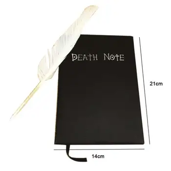 1PC Death Note Užsisakyti Cosplay Sąsiuvinis Leidinys Dienoraštis+Plunksnų Temą Raštinės reikmenys Anime Prekių Sąsiuvinis M0O7