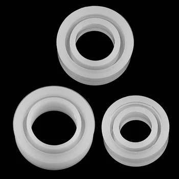 1Pc Dervos Ring 5 Figūras Silikono Formos Papuošalai Katė Diamond Plokščios Formos Žiedo Pakabukas 