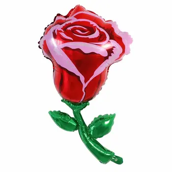 1pc Didelis Jumbo 36inch Rožės Raudonos Tulpės, Saulėgrąžų Balionai, Gėlės oro Balionas, Vestuvių, Gimtadienio Dekoracijas Santuokos Dekoro Globos