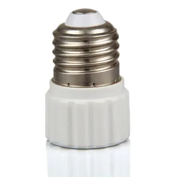 1pc E27, kad GU10 Konverteris LED Šviesos Lempos, Lemputės Adapteris Adapteris Varžto Lizdas keraminės medžiagos Keitiklio Lizdas Lemputės