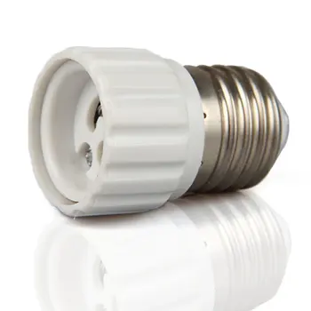 1pc E27, kad GU10 Konverteris LED Šviesos Lempos, Lemputės Adapteris Adapteris Varžto Lizdas keraminės medžiagos Keitiklio Lizdas Lemputės