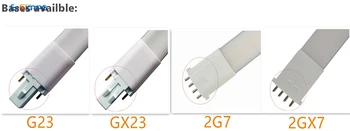 1Pc G23 3W LED Lemputė 4W 5W PL-S CFL, LED Pakeitimo 110V/220V 2Pin G23/GX23 4Pin 2G7/2GX7 Plug-Energijos Taupymas, LED Šviesos Lempos