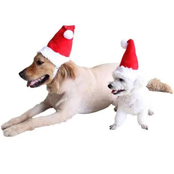 1pc Kalėdų Skrybėlę Katės, Šunys, Šuniukas Santa Claus Pet Skrybėlę Kalėdos Apdailos Naujųjų Metų Šalies Namų Dekoravimo Reikmenys Naminių gyvūnų Kostiumas