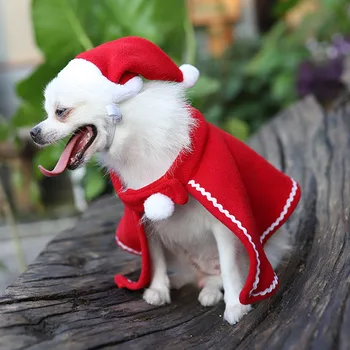1pc Kalėdų Skrybėlę Katės, Šunys, Šuniukas Santa Claus Pet Skrybėlę Kalėdos Apdailos Naujųjų Metų Šalies Namų Dekoravimo Reikmenys Naminių gyvūnų Kostiumas