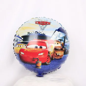 1pc Lenktynių Automobilių Folija Balionai 18inch Disney Cartoon Automobilių Globos Laikomo Oro Ballon Laimingas Gimtadienio Dekoracijos Vaikams, Žaislai