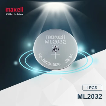 1pc Maxell Originalus ML2032 3V Įkraunama ličio baterija mygtuką ląstelių mygtuką baterijos (ML2032)