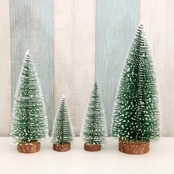 1PC Mini Dirbtinio Chirstmas Medžio Mažas Pušies Medžio Namų Kalėdų Dekoracijas Kalėdos Naujųjų Metų Šaliai, Dovanų Puošimas Ornamentais