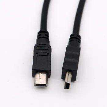 1pc Mini USB 5 Pin Male su Mini USB 5 Pin Male Extention Adapterio Laido M/M Kabelis 50cm