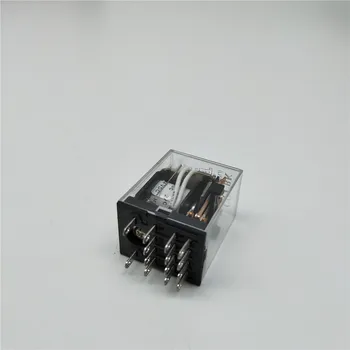 1Pc MY4NJ Elektroninių Micro Mini Elektromagnetinės Relės 5A 14PIN Ritė 4DPDT Su PYF14A Lizdas Bazės DC12V 24V AC110V 220V LED