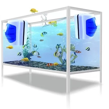 1PC Naudinga Plaukiojantis Magnetinis Teptuku Akvariumo Žuvų Bakas Stiklo, Dumblių Grandiklis Švaresnis Akvariumo Bakas Žuvų Akvariumas Įrankiai