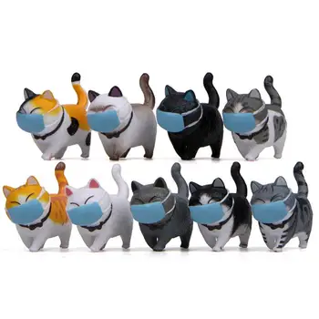 1pc Naujas Mielas Japonijos Turas Sąžiningas Katė Micro Kraštovaizdžio Dekoro Animacinių filmų Gyvūnų Kaukė 