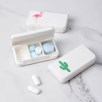 1pc Nešiojamas Mini Tabletes Atveju Medicina Dėžės 3 Tinklų Keliauti Namo Vaistai, Konteinerių Namo Savininkas Bylų Saugojimo Dėžutė