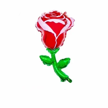 1pc Saulėgrąžų, Rožių Gėlių Folija Balionai Romantiška Raudona Rožinė Mariage Vestuvių Dekoravimui Valentino Dienos Renginys & Party Prekes Vaikams
