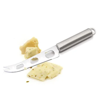 1pc Sūrio Peilis Nerūdijančio Plieno Sūrio Peilis Su Šakutės Patarimas Dantytas Sūrio Sviesto Peilis Peilis Pjovimo Sūris Įrankiai LK0052