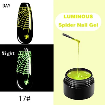 1PC voratinklyje Gelio Šviesos Nagų Dailės Gelio lenkijos Viela, Piešimo, Tapybos, UV LED Gelis 
