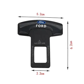 1pcs Automobilio Logotipas Diržo Sagtį Įrašą Fords Focus 2 3 Kuga 1 2 Fiesta Mondeo Sintezės KA Jautis MK 4 5 6 7 8 GRAND B-max, GALAXY