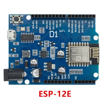 1pcs ESP-12E ESP-12F WeMos D1 WiFi uno pagrįstas ESP8266 skydas arduino Suderinama IDE