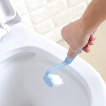 1pcs Japonijos tipas S tualeto šepetys Nešiojamų cleaner tualeto šepetys sėdėti tualete lenkimo šepetys tualeto valiklį, Vonios Šveitimas SPALVA ATSITIKTINIS
