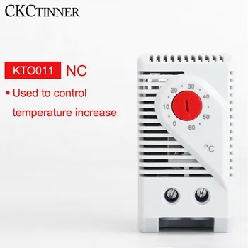 1pcs Kabineto Mini Termostatas KTO011 KTS011 ZRO011 Paprastai Atidaryti/Normaliai Uždaras Kompaktiškas Automatinė Temperatūros Reguliatorius