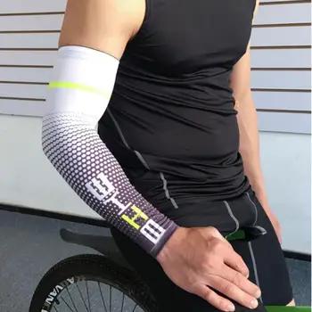 1pcs Krepšinio Arm Sleeve rankų apsaugai, apsaugantys Quick Dry UV Protectin Veikia Arka Parama Rankos Šildytuvus Fitneso Alkūnė Trinkelėmis Dviračiu