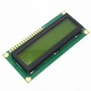 1PCS LCD1602 1602 modulis žalia ekranas 16x2 Simbolių LCD Ekranas Modulis.1602 5V green screen ir balta kodas arduino
