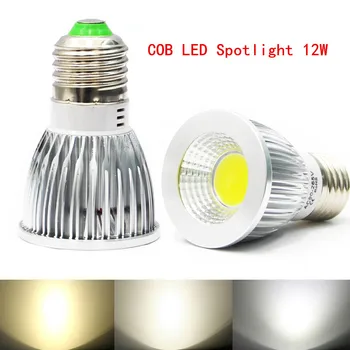 1pcs Naujausias COB LED E27 pritemdomi 9W 12W 15W LED 110V, 220V, Prožektoriai, Lempos Lemputė Šiltai Balta /šaltai Balta /Vaiskiai Balta LED Apšvietimas