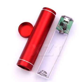 1pcs USB 5V 1A Maitinimo Banko Išorės Baterijos Laikymo Atveju Tiktų 18650 Baterijas 