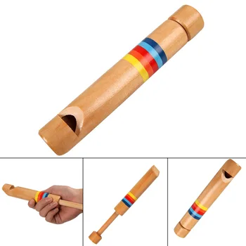 1PCS Vaikai Medinis Švilpukas Muzikos Instrumentas, Švietimo Žaislai Vaikams AN88