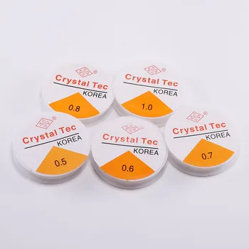 1Roll Skaidri Elastinga Crystal Line Duobute Laido String Vielos Gija, Papuošalai Priėmimo 